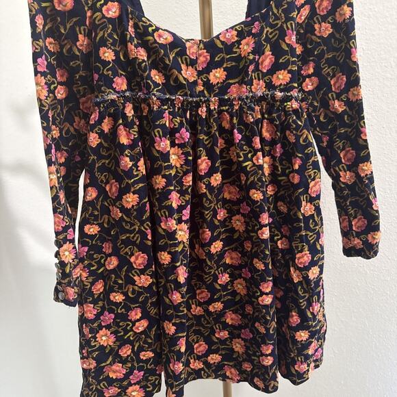 Free People Bessie Corduroy Mini Dress Size XS Z48-1 - Picture 3 of 7